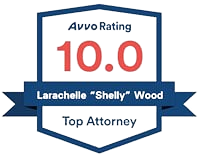 Top Attorney Award 10.0 Rating Badge for Lawyer Excellence and High Avvo Scores, highlighting legal expertise.