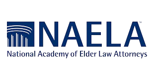 NAELA logo, representing the National Academy of Elder Law Attorneys specializing in elder law services and advocacy.