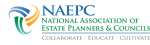 NAEPC logo: National Association of Estate Planners & Councils, text Collaborate, Educate, Cultivate.