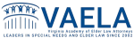 Logo of VAELA: Virginia Academy of Elder Law Attorneys, specializing in elder and special needs law since 2002.
