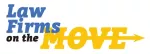 Law Firms on the Move logo with dynamic yellow arrow emphasizing progress and innovation in legal services.
