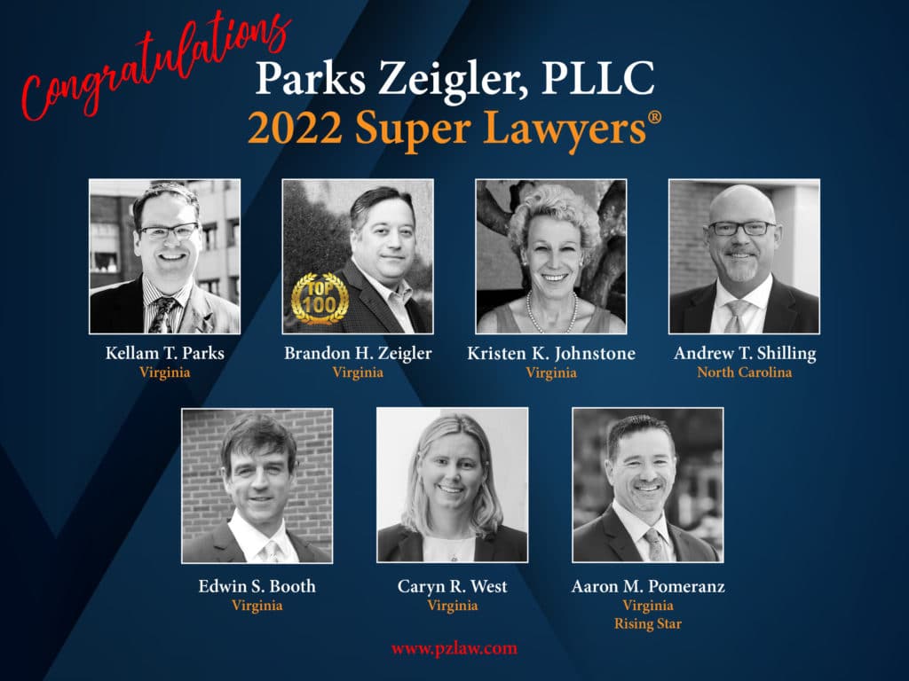 2022 Super Lawyers at Parks Zeigler Pllc Congratulations to Kellam Parks Brandon Zeigler Kristen Johnstone and Team