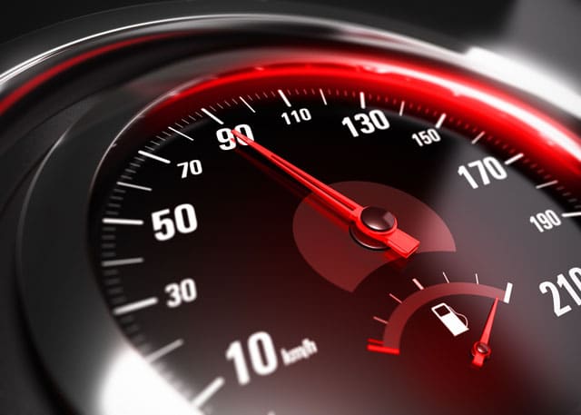 Reckless driving speedometer
