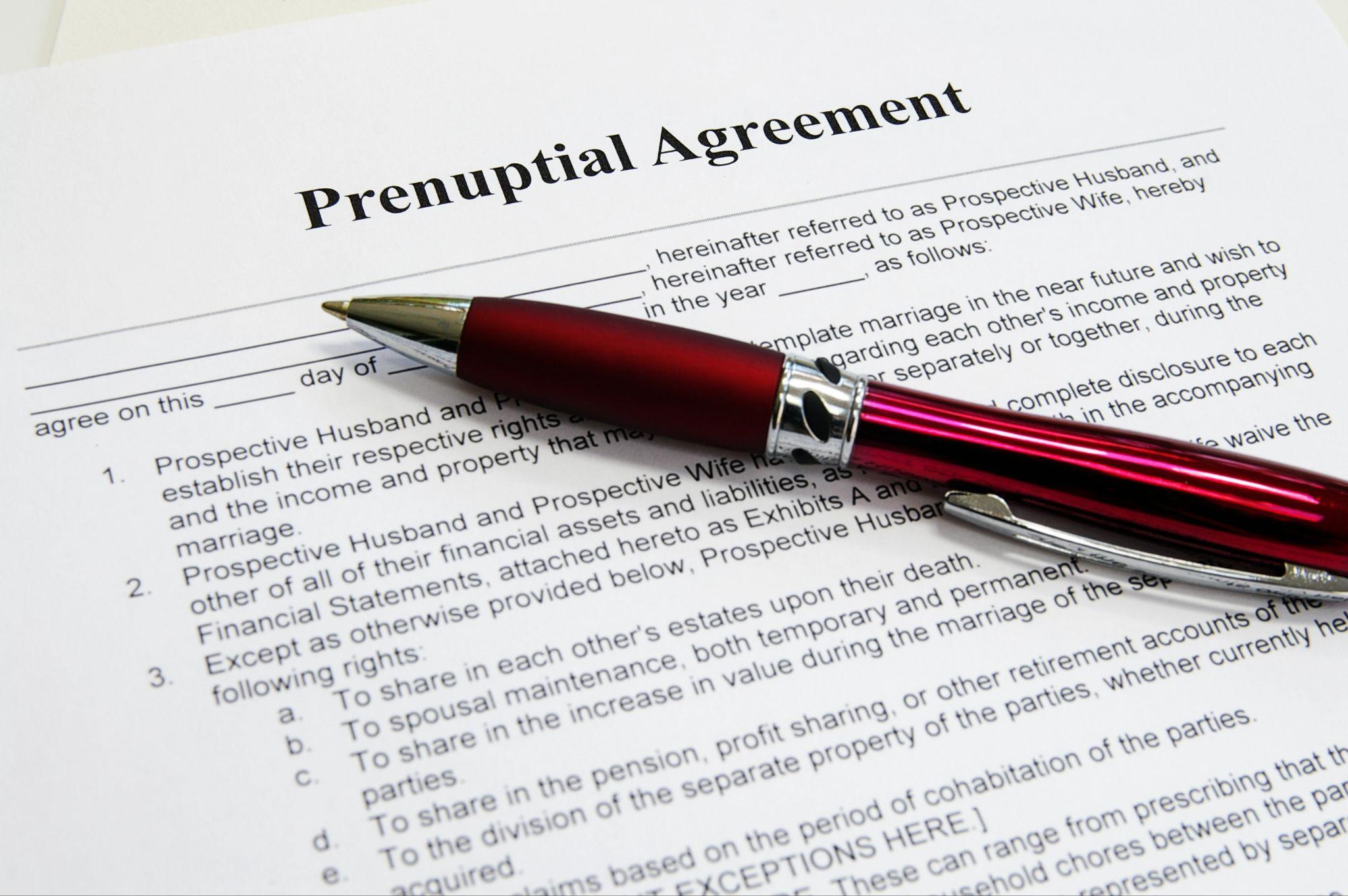 prenuptial agreement attorney